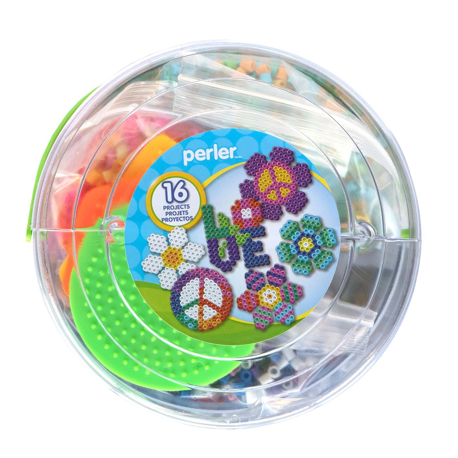 Perler 80-42988 Daisy Love Big Bucket Fused Bead Activity Kit with 16 Unique…