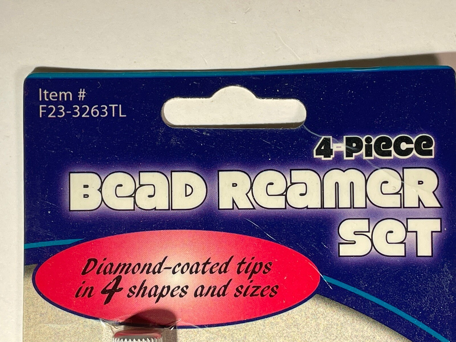 Fire Mountain Gems Beads Diamond Coated Bead Reamer Set 4 piece for Beading NEW
