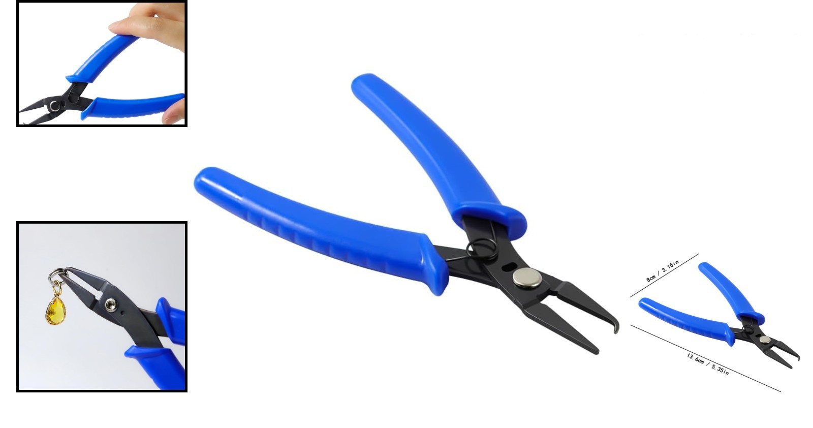Compact Jewelry Split Ring Pliers – Lightweight and Easy to Use for Crafters