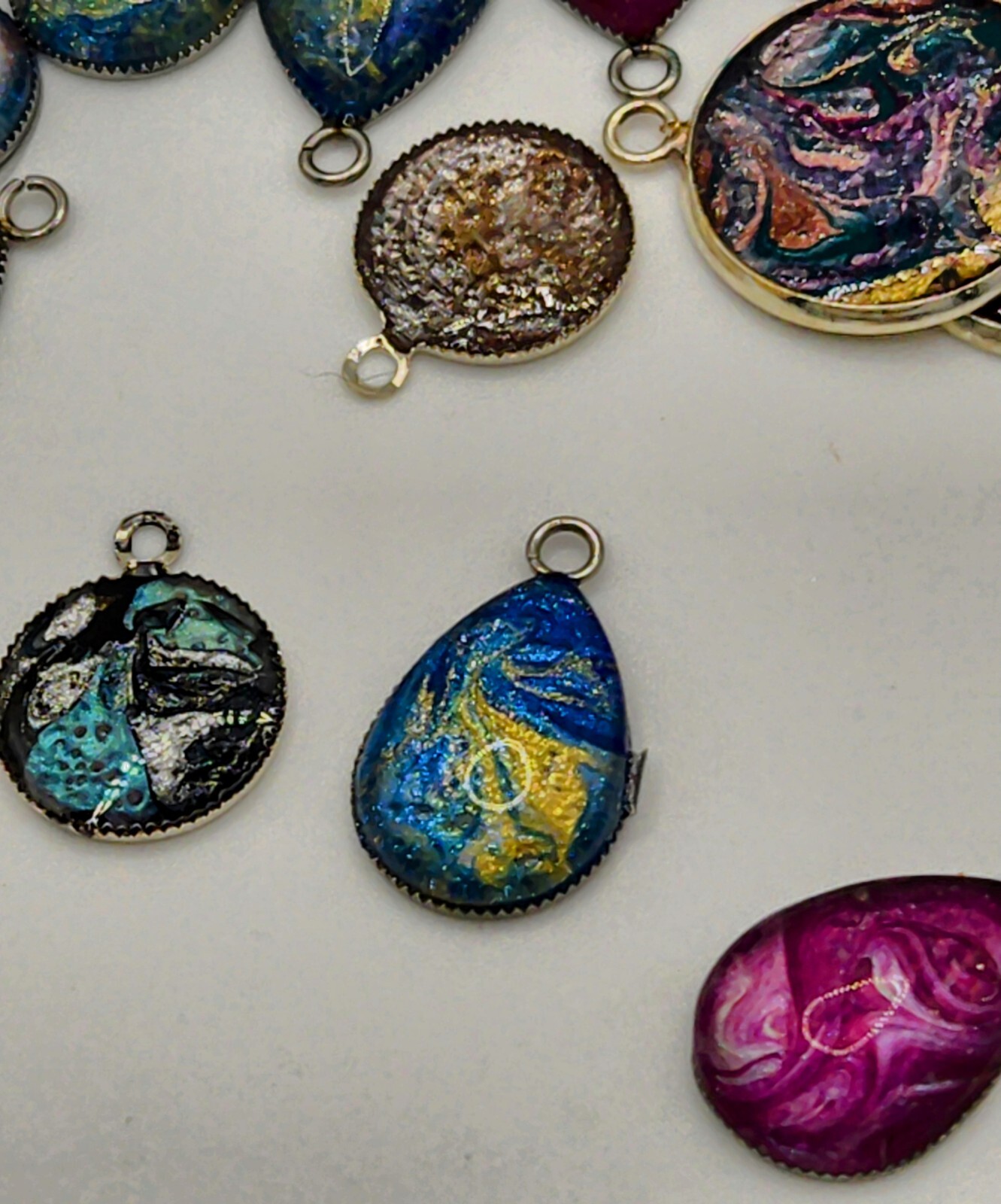 50 Piece Lot Artisan Made Charms/Pendants For Jewelry And Crafts Free Shipping