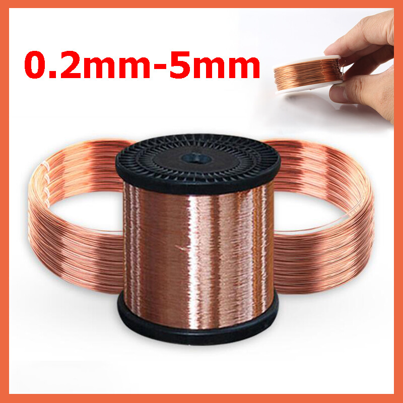 0.2/0.3/0.4/0.5/0.6-5mm Copper Wire Craft Beading Wire Jewellery Making Wrapping