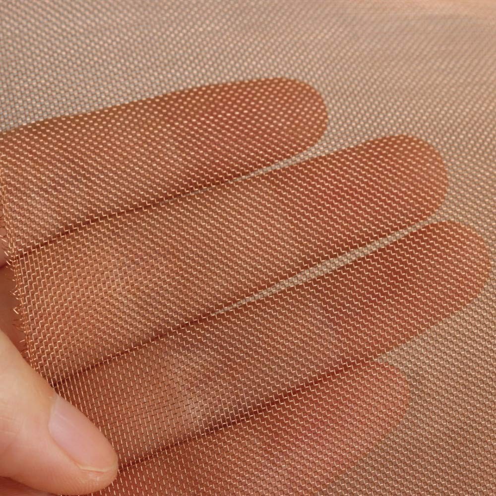Commercial Grade 40 Mesh Copper Wire Screen – 12.5″ x 38″ for Crafts & Gardening
