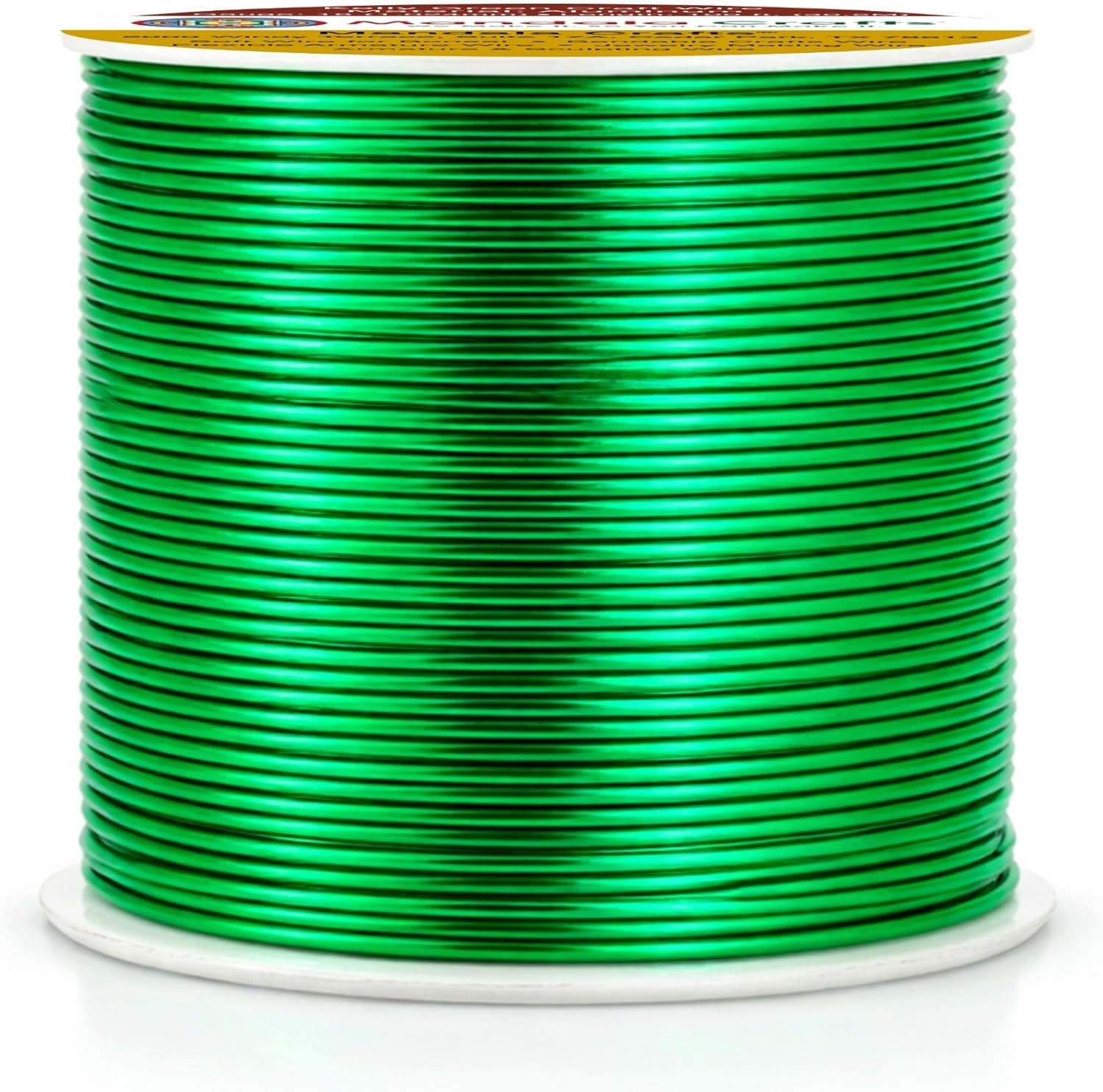 Commercial Grade 18 Gauge Aluminum Wire – 100 FT Kelly Green for Creative Crafts
