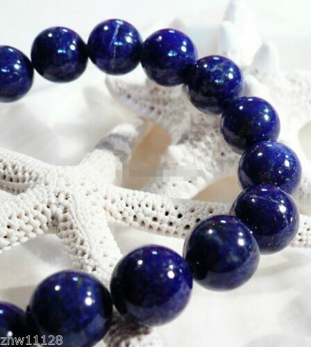 Huge 14/16/18/20mm Natural Blue Lapis Lazuli Gemstone Round Loose Beads 15” AAA