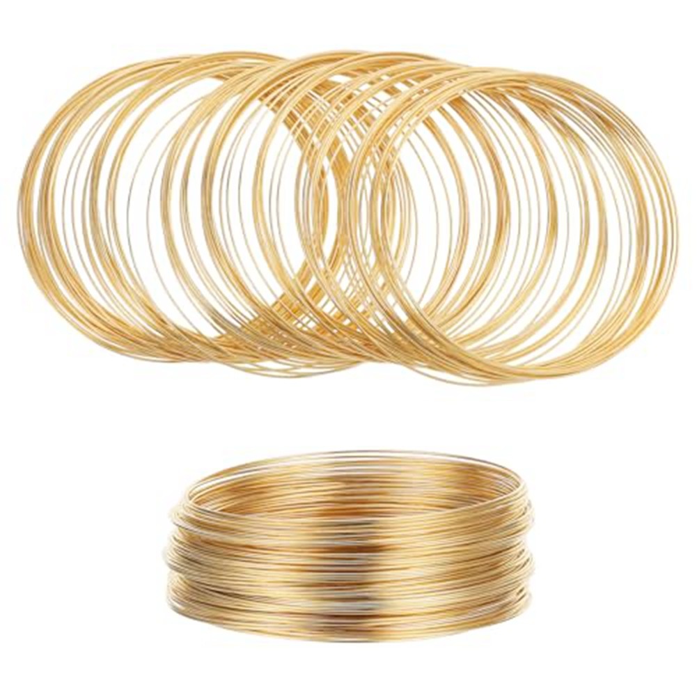 100 Loop Jewelry Wire, Memory Wire for Jewelry Making Bracelets Beading4322