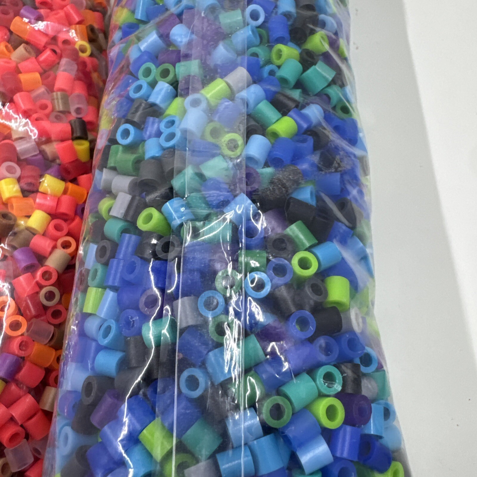 Multi-Colored Melty Fuse Beads Blues, Greens, Oranges Mixed