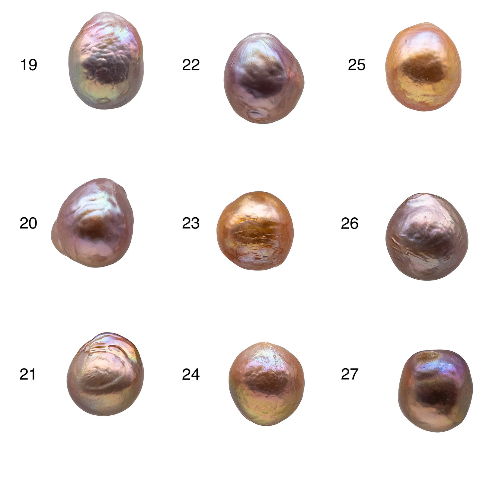 10-11mm Loose Edison Pearl with Very Nice Luster Undrilled Single Piece Freshwa