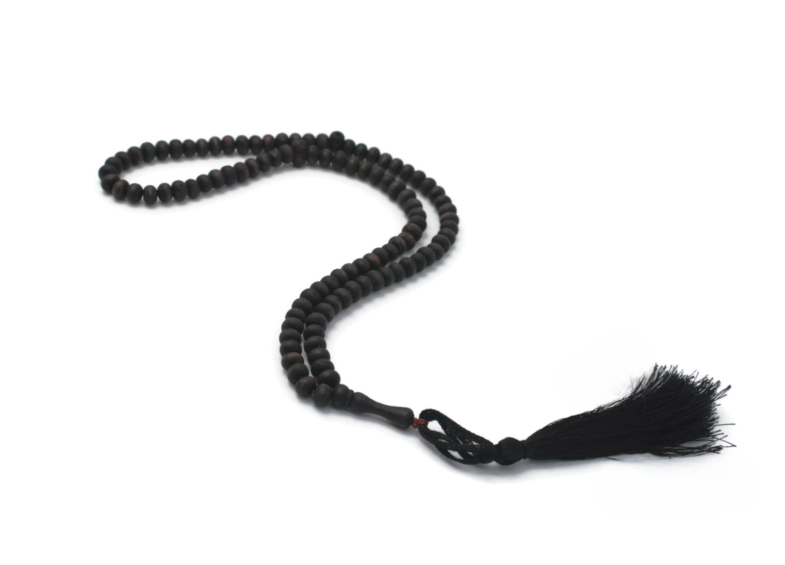 Handmade Matte Black Olive Wood 99 Beads Tasbeeh Misbaha Islamic Gift Tasbih …