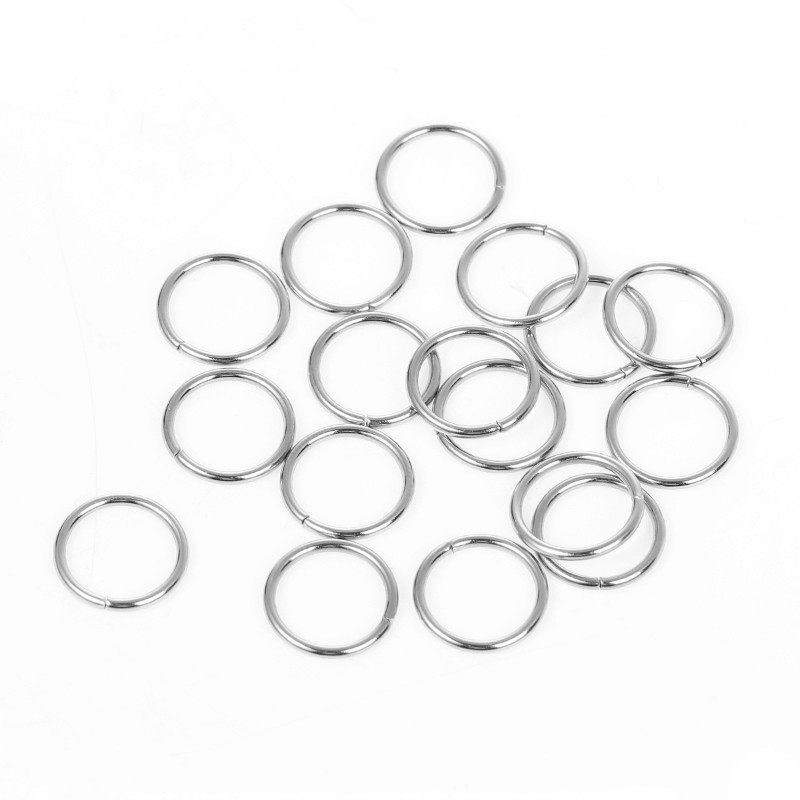 Jump Rings 12mm – 50/100/200 Stainless Steel 16 Gauge Open Jump Rings F7455