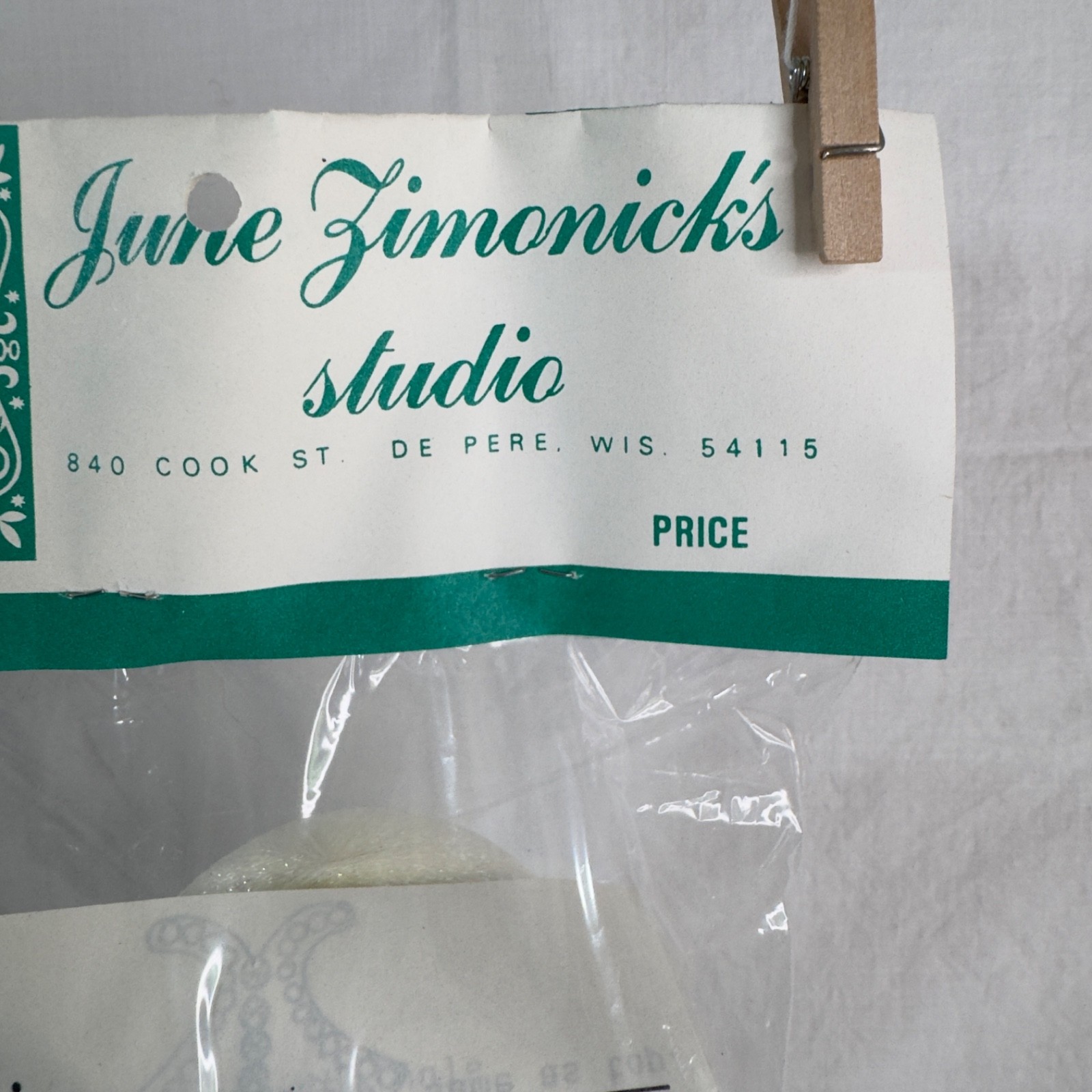 June Zimonick CHRISTMAS Beaded Ornament Kit “ENCHANTING BEAUTY” #SP690 :: NOS