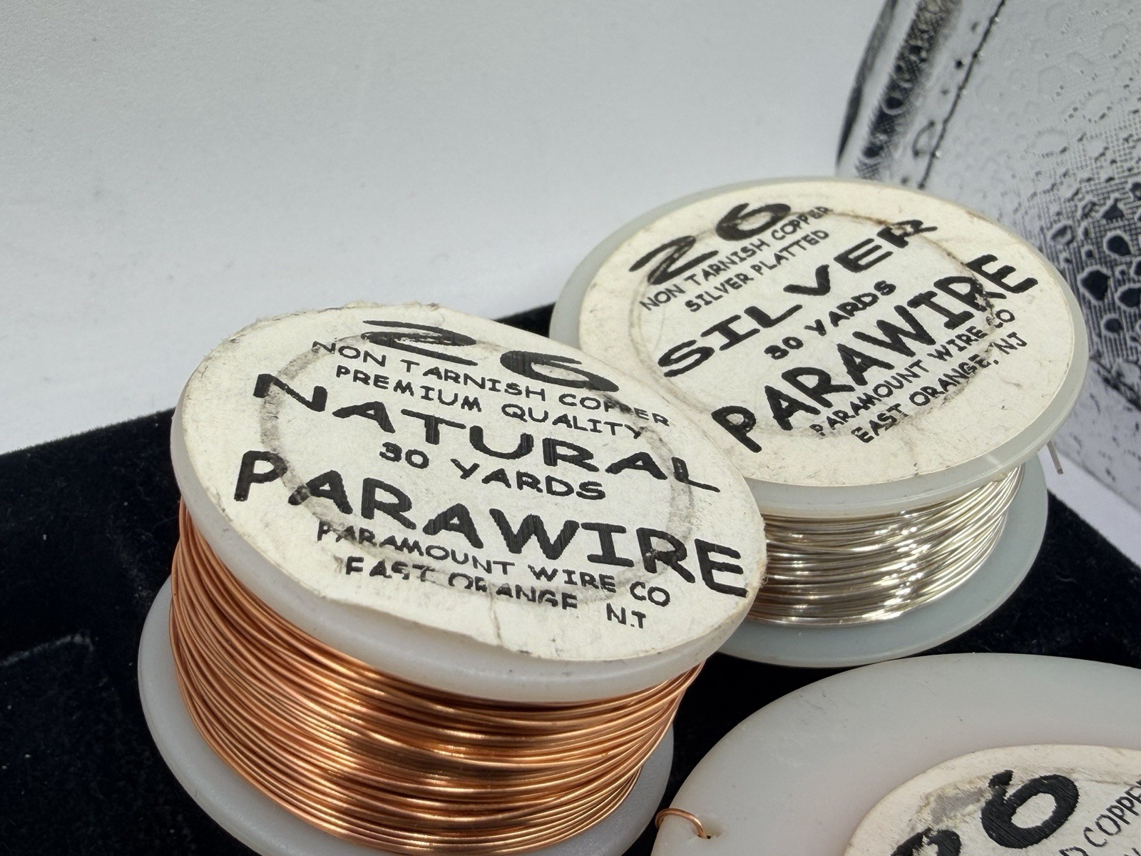 23 Rolls Bulk Craft Jewelry Wire 26 Gauge Copper Silver Wire Wrapping Supplies