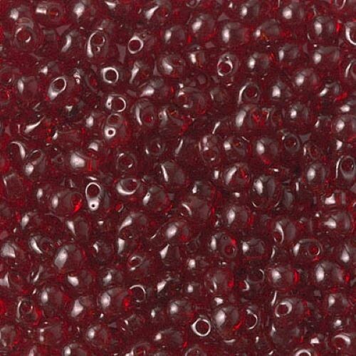 DP-304, GARNET GOLD Luster, 10g, 3.4mm drop/fringe beads, (db-84)