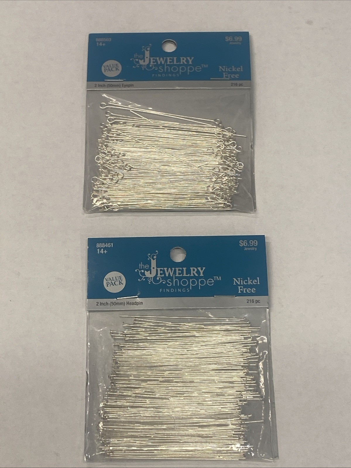 Mixed Lot Of 11 Packs Head Pins Eye Pins Beadalon,Darice,The Jewelry Shoppe NEW!