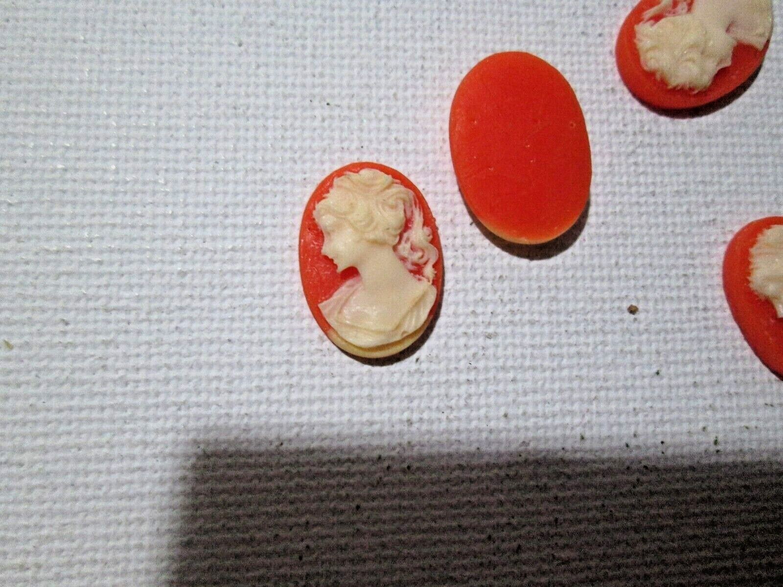 Vintage Store Stock mini cameo cabochon Jewelry Making supplies Finding Resin