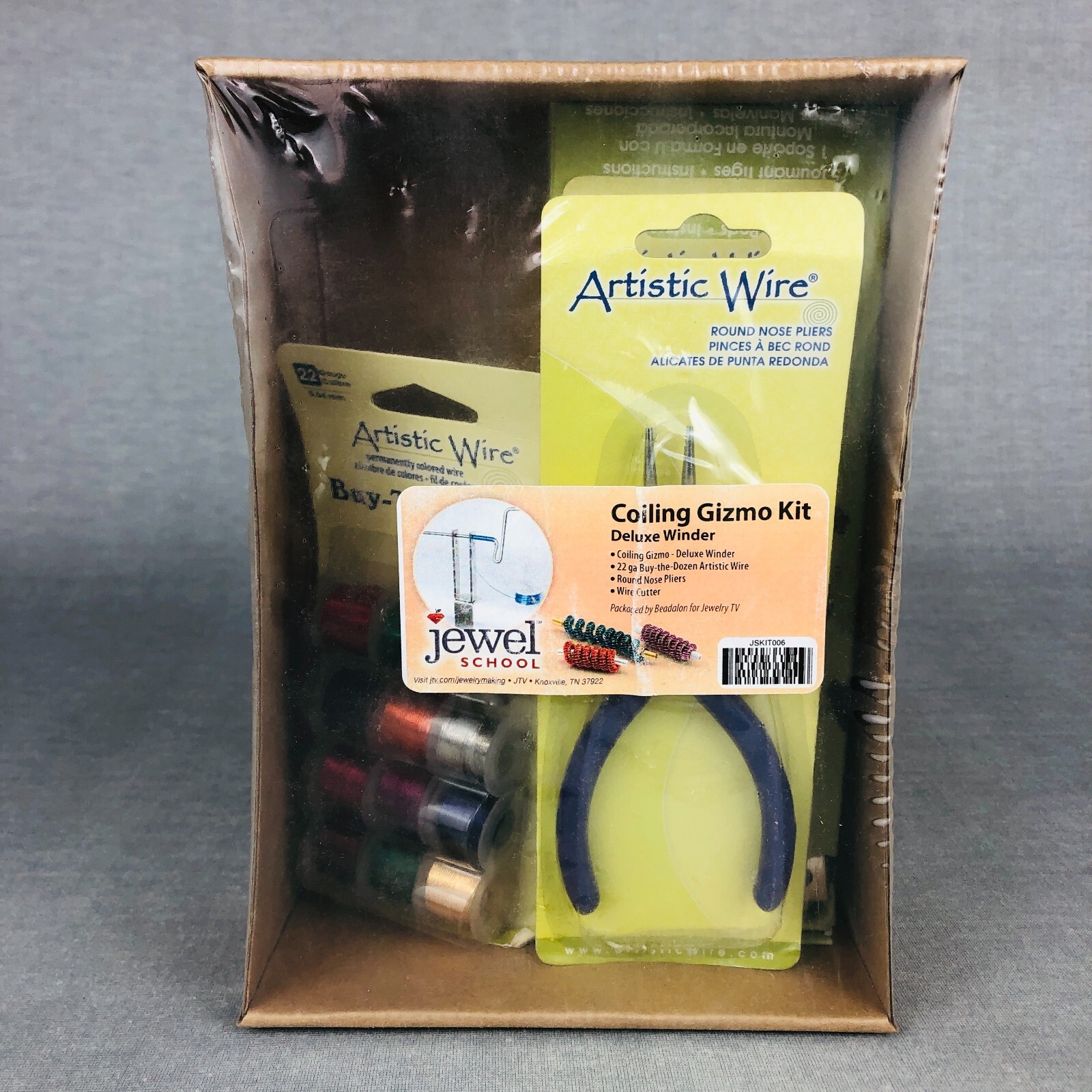 Artistic Wire Jewel School Coiling Gizmo Kit Sealed Deluxe Coiling Winder TOOLS