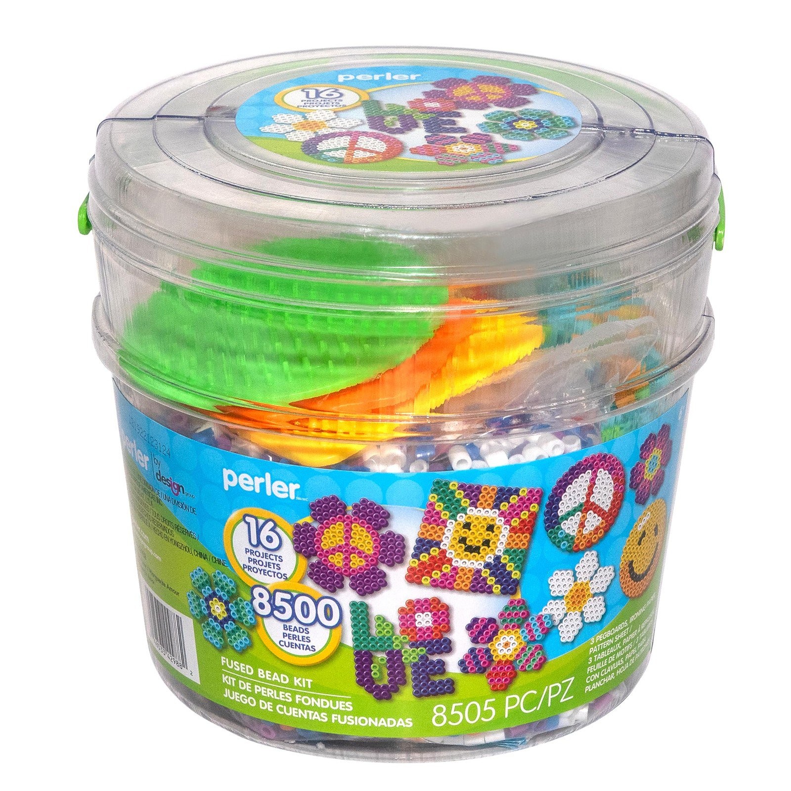 Perler 80-42988 Daisy Love Big Bucket Fused Bead Activity Kit with 16 Unique…