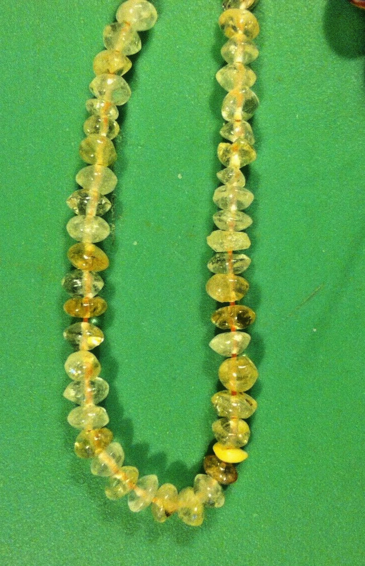 3x 🔥COBALT GLASS AND CITRINE🔥 Bead Strands Fire Mountain Gems Beads FREE SHIP