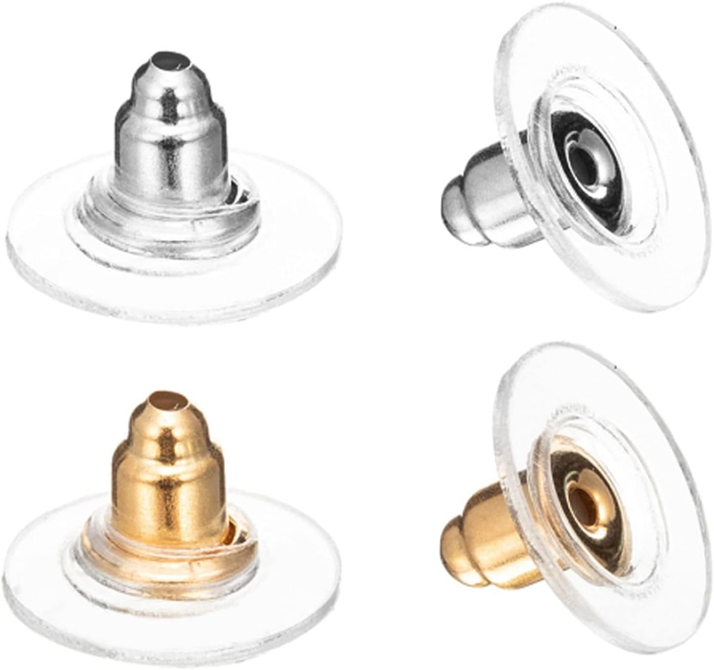 Fishhook Earring Backs for Droopy Ears Earring Backs Replacements Bullet Clutch