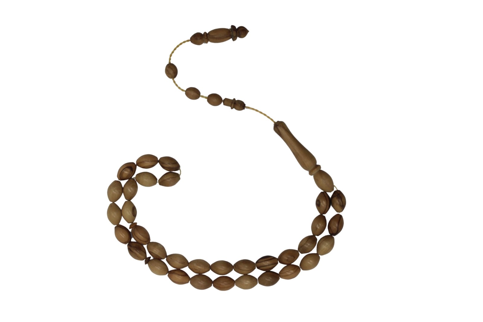 Handcrafted Olive Wood 33 Beads Tasbeeh Misbaha Islamic Gift Tasbih Prayer Be…
