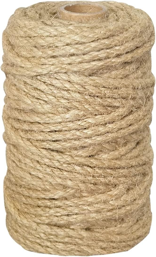 105 Feet of Heavy Duty 5mm Jute Twine – Ideal for Cat Scratchers & DIY Projects