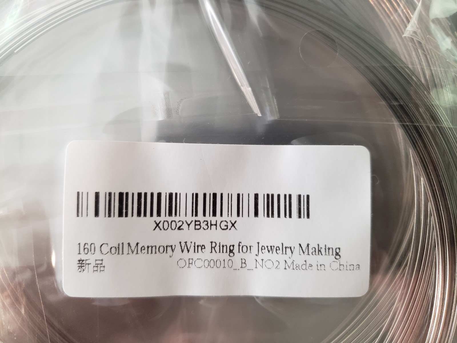 Lot of 9 Coil Memory Wire Ring for Jewelry Making Silver & Gold Tone New