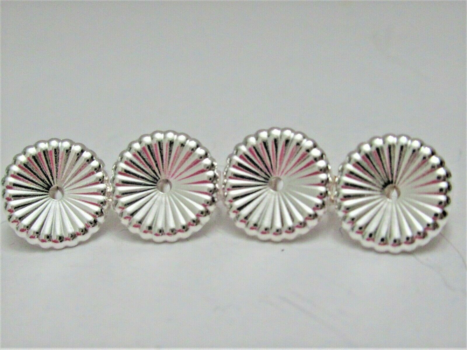 Set of 4 Sterling 9mm Extra Large Premium Post Earring Backs Clutches Nuts