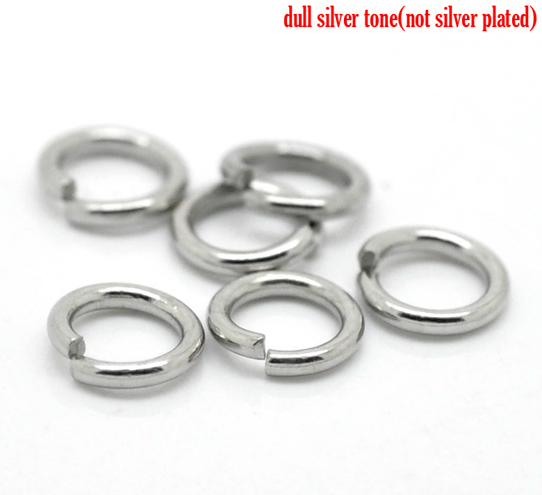 Jump Rings 7mm – 50/100/200 Stainless Steel 16 Gauge Open Jump Rings F8879