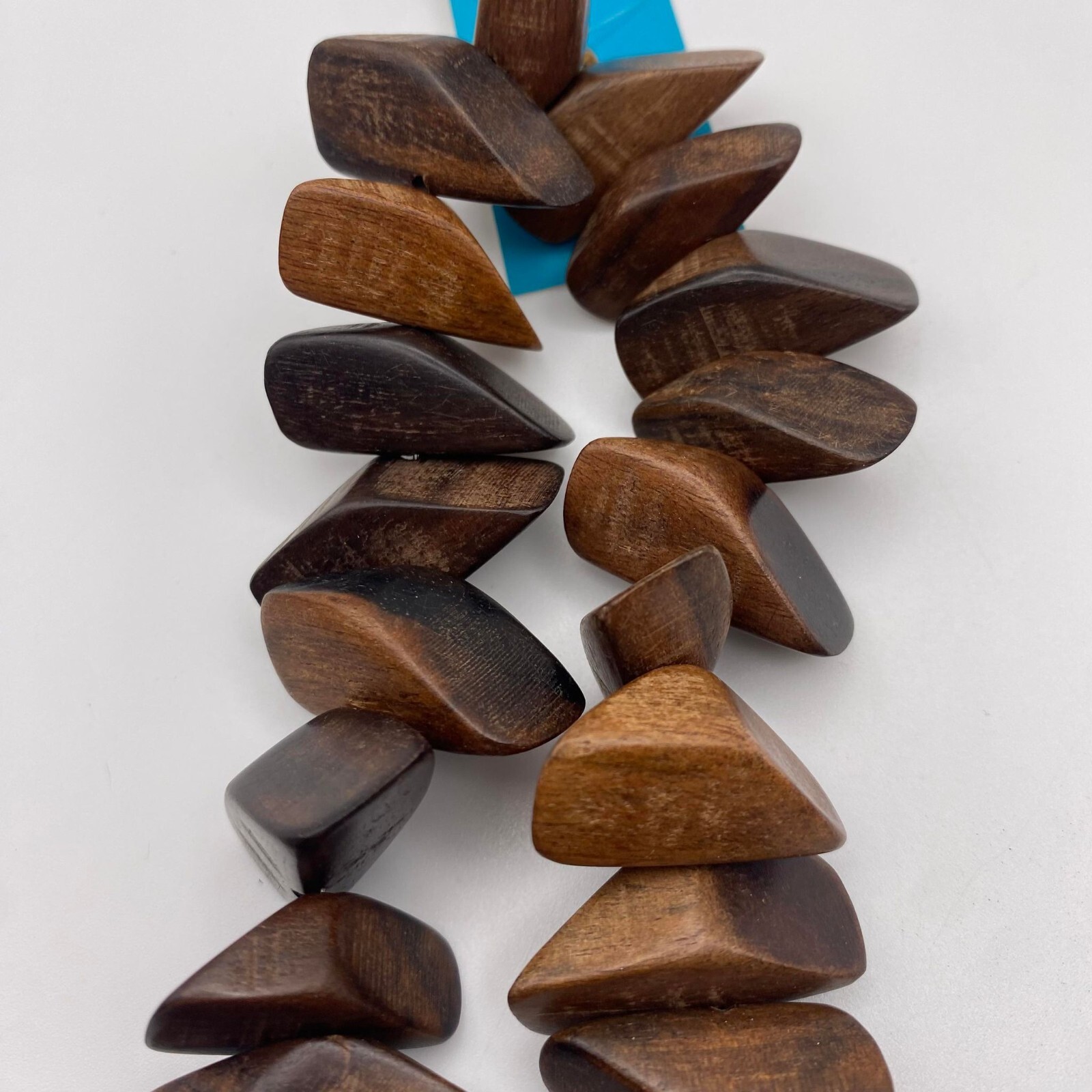 6 Strands Wooden Beads Round Shaped & Asymmetric Shaped Beads DIY Jewelry Making