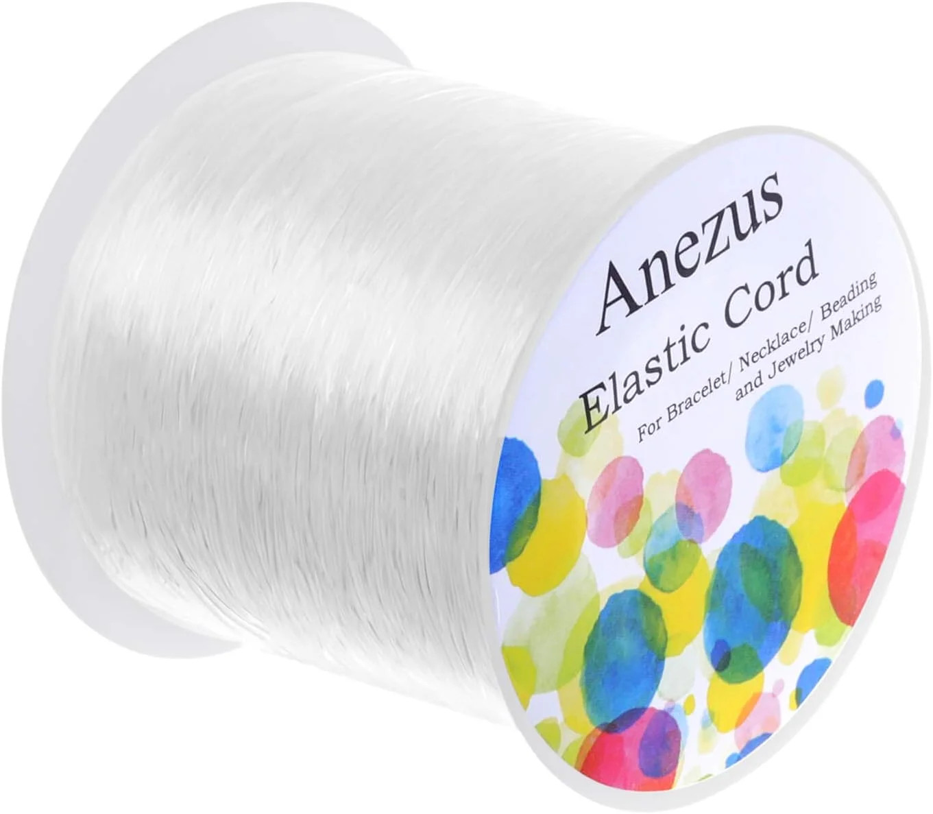 Elastic String for Bracelets,1mm Elastic Bracelet String Beading String Stretch