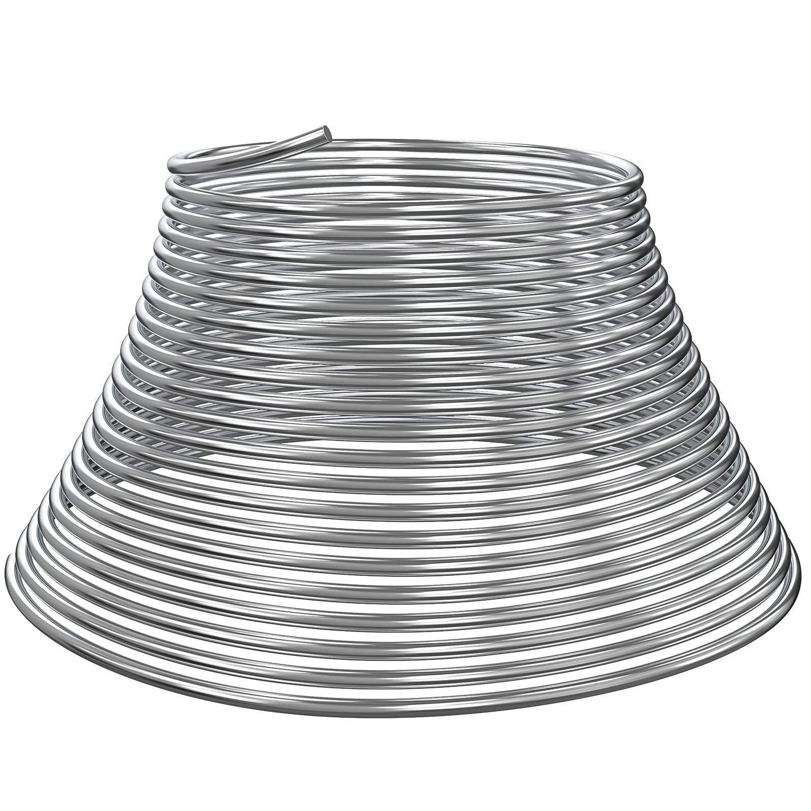 Aluminum Wire 1/4 Inch Diameter Metal Wire 40 ft Armature Bendable Armature