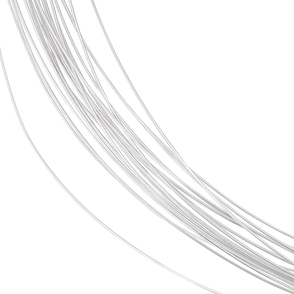 16.4 Feet 999 Sterling Silver Wire, 32 Gauge round Craft Roll for Wire Wrap Wedi