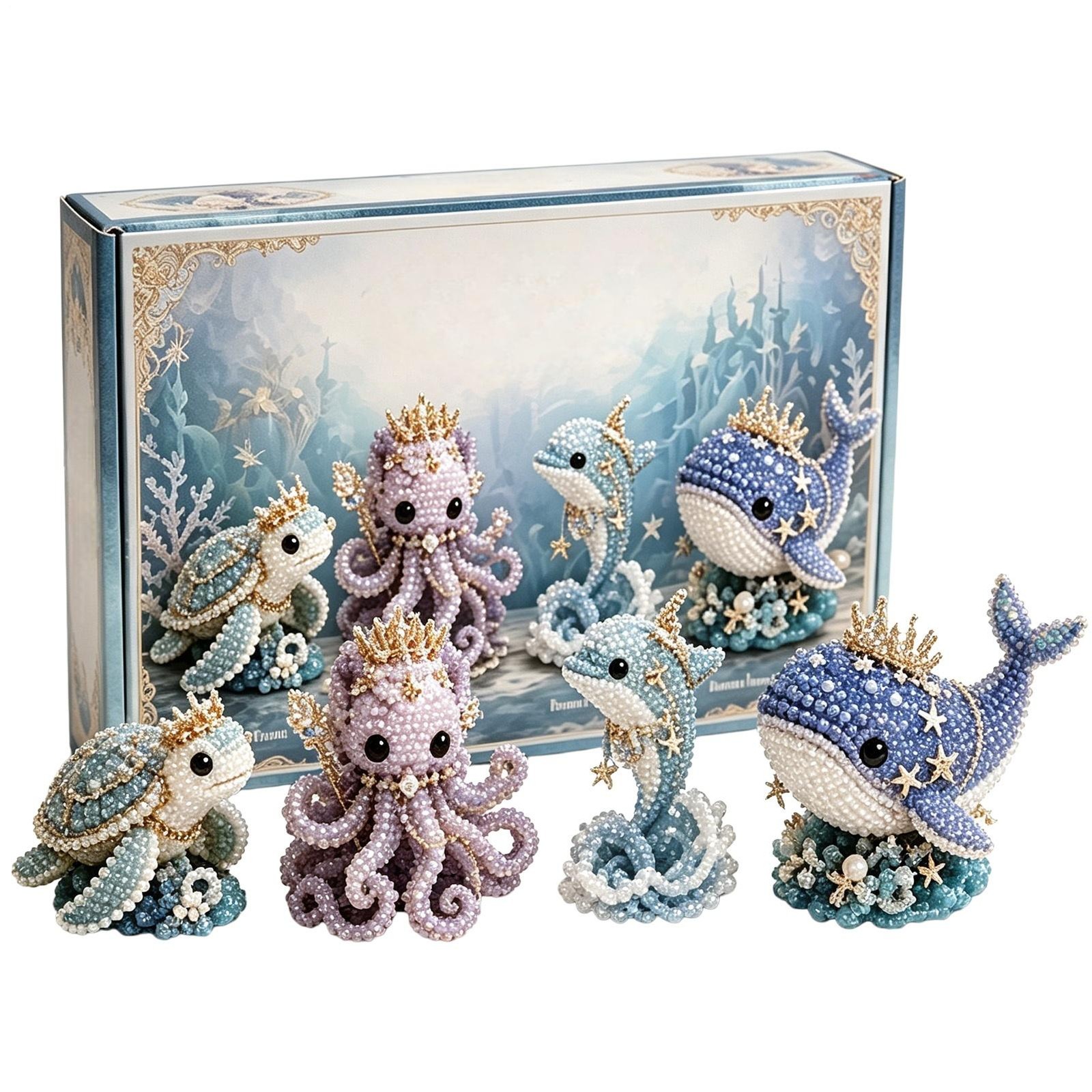 Tiny 3D Beaded Animal DIY Kit Beginner-Friendly DIY Fantasy Realm Beaded Set