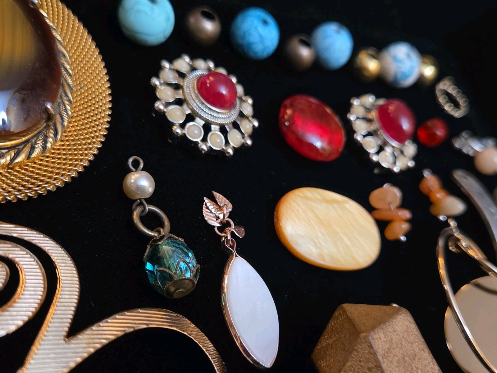 Vintage Lot Of Pendants Charms For Crafts Beads Jewelry Making