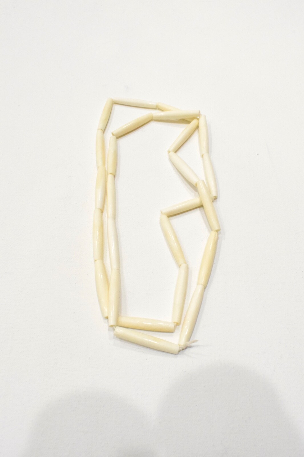 Bead White Bone Pipe 1.5 Inch 38mm