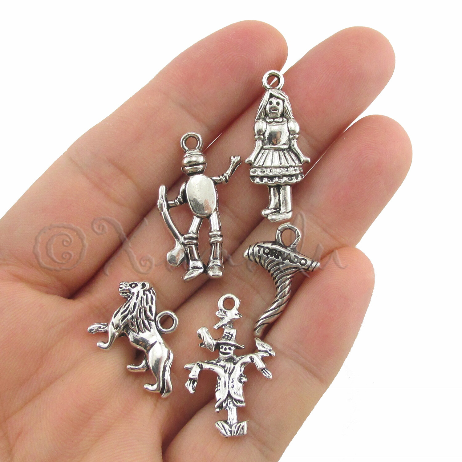 Wizard of OZ Charms Set 15PCs Pendants Mix CM05202022 – 15, 30, 45 Or 60PCs