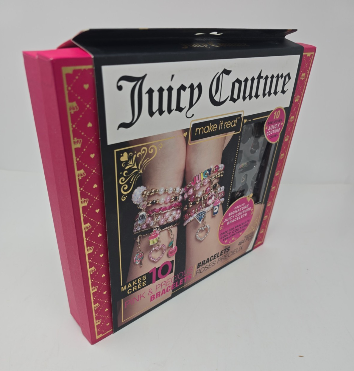 Juicy Couture 10 Bracelet Charm Craft, Make it Real, New