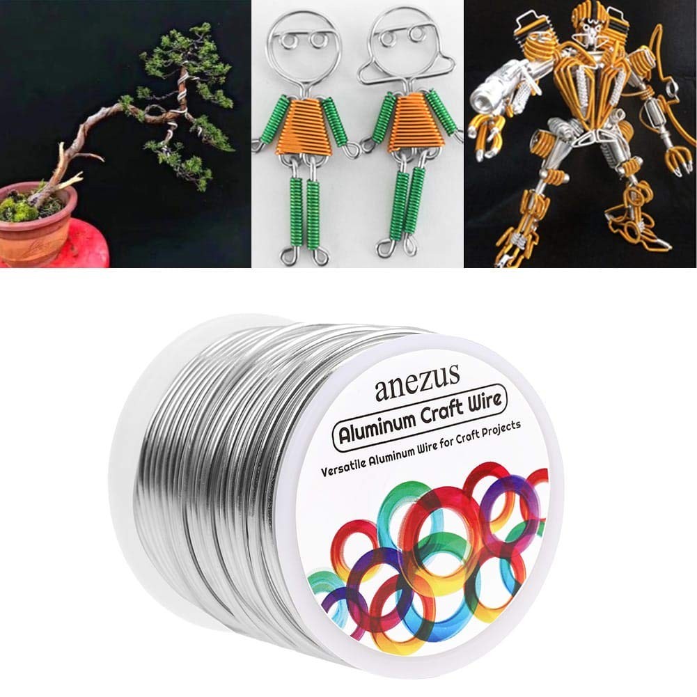 12 Gauge Aluminum Wire 100 Feet – 2mm Metal Armature Bendable Sculpting Wire