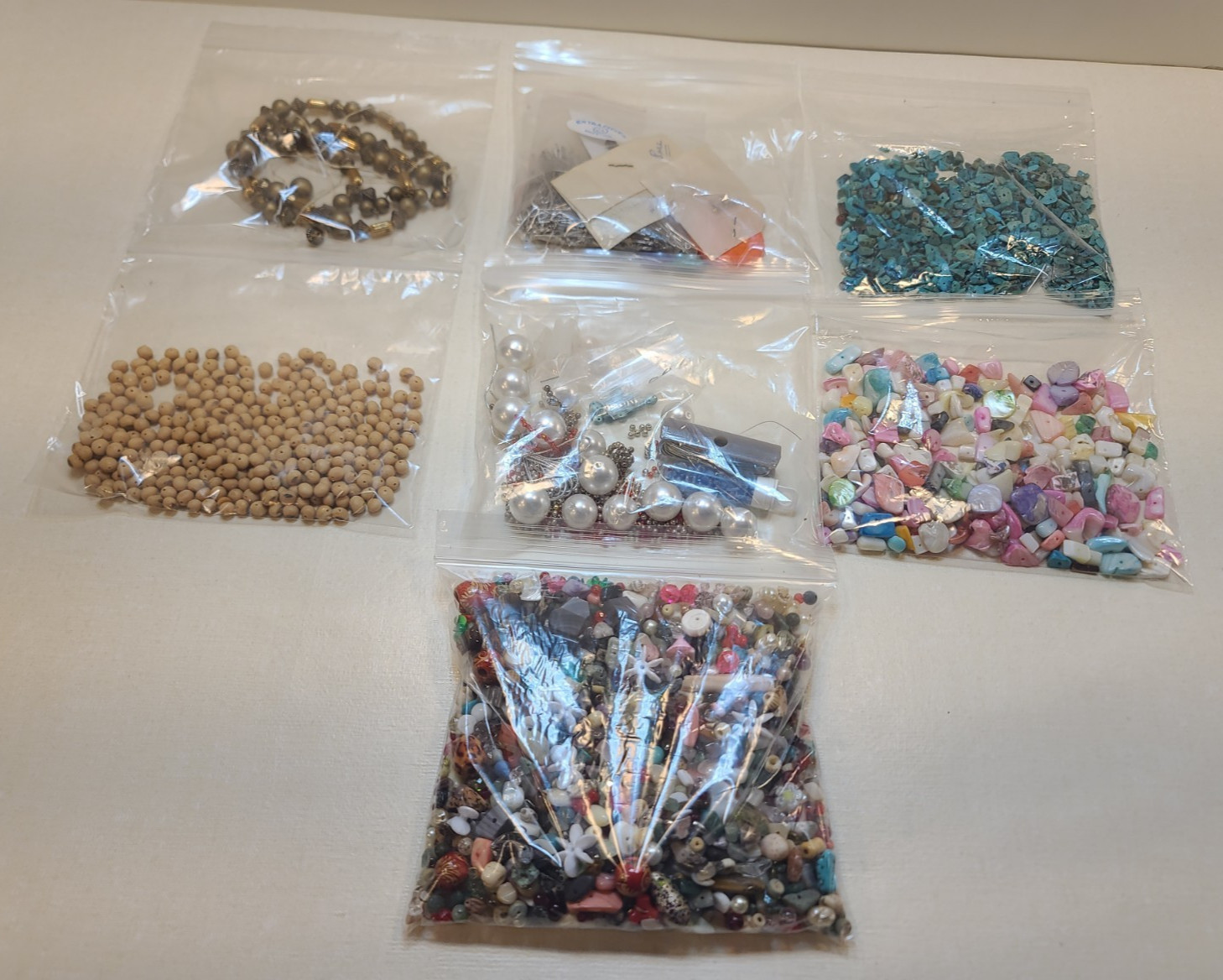 Bead Soup Lot 2 lbs – Mixed Craft Beads for Jewelry Making & DIY Designs