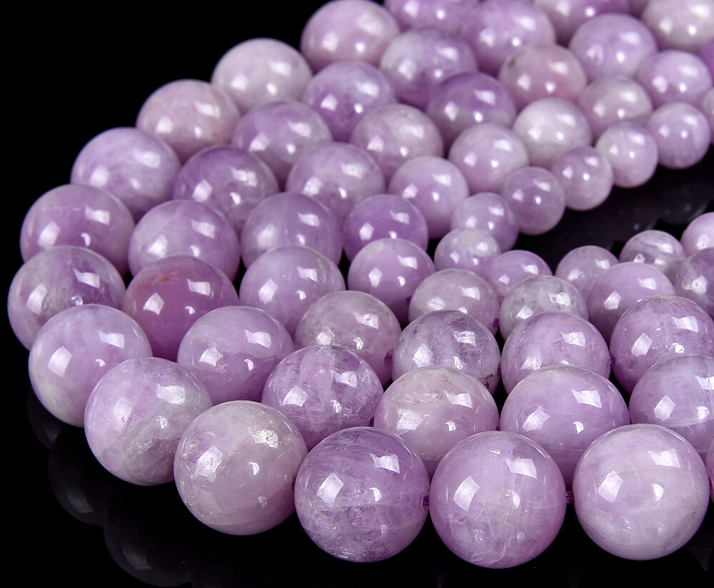 Natural Kunzite AAA Round 7MM 8MM 9MM 10MM 11MM 12MM 13MM Beads 7 inch(D526)