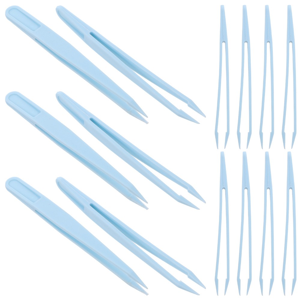 20 Pcs Mini Jewelry Tweezer Kit for Beaded Craft Tool Beads Tweezers