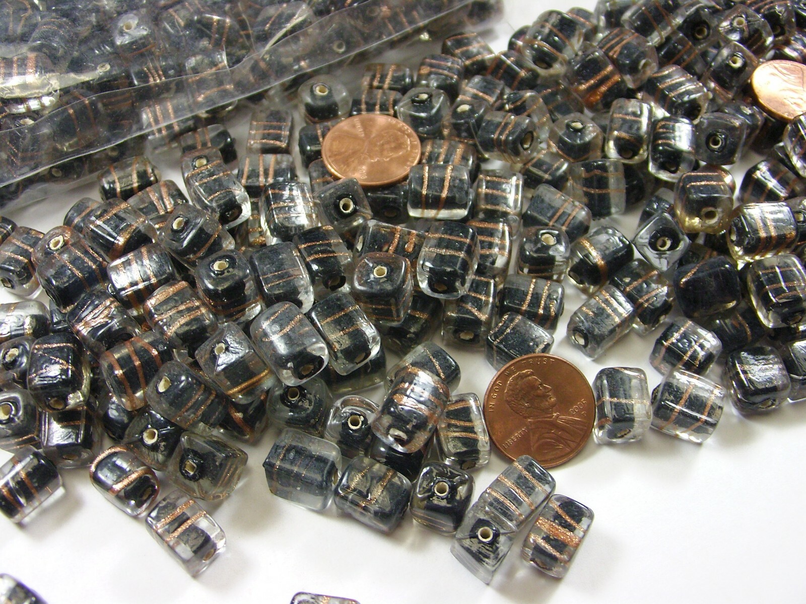 2 Pounds India Handmade Glass Beads 540 Pieces Wholesale Bulk Lot (BN-2)