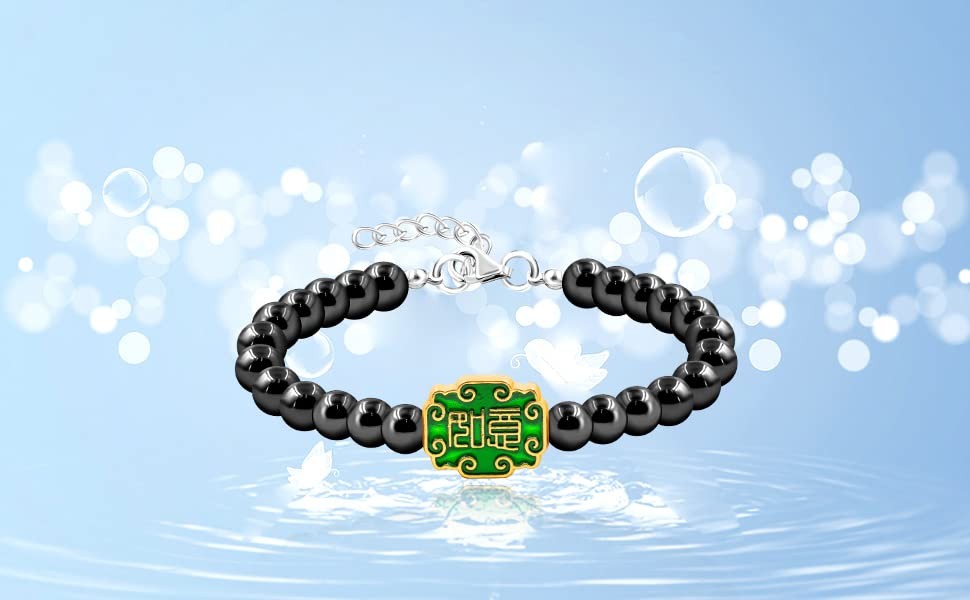 Ancient Chinese Symbol Blessings Ruyi Bracelet, Auspicious Good Luck Gifts, – 02
