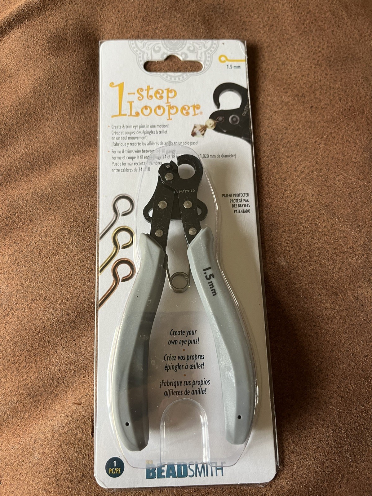 NEW BEADSMITH 1 STEP LOOPER 1.5mm CREATE & TRIMS EYE PINS