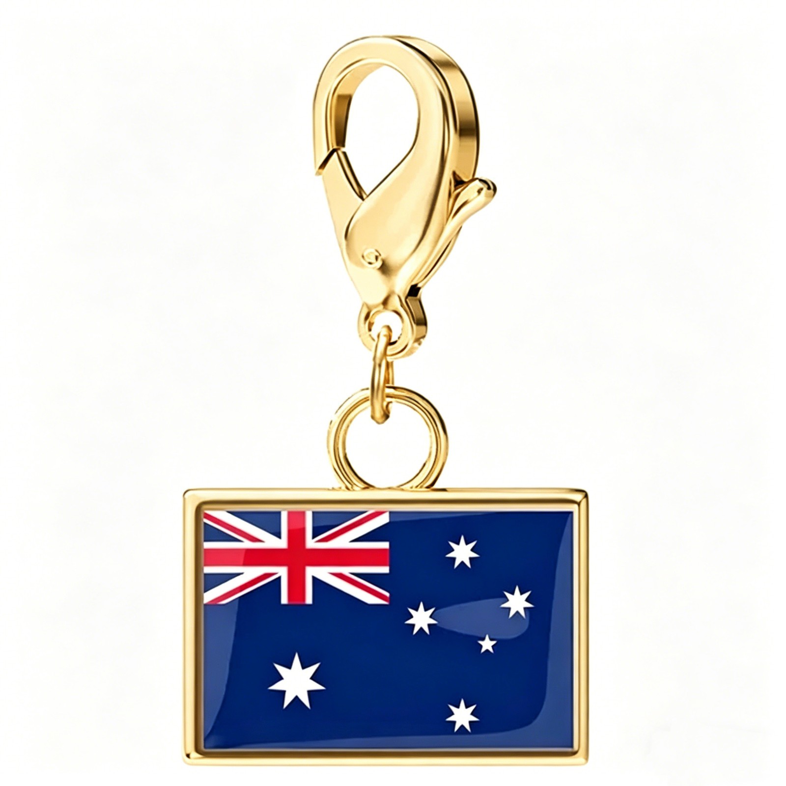 Stainless Steel DIY accessories Custom 6.6mm*10mm National Country Flags Charms