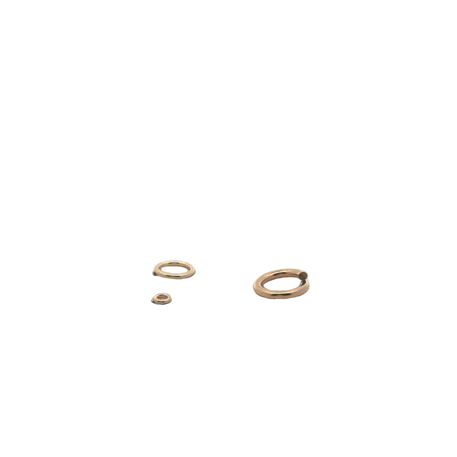 14K Real Gold Filled Open Jump Rings | 16 Gauge, 18 Gauge, 20.5 Gauge, 22 Gauge.