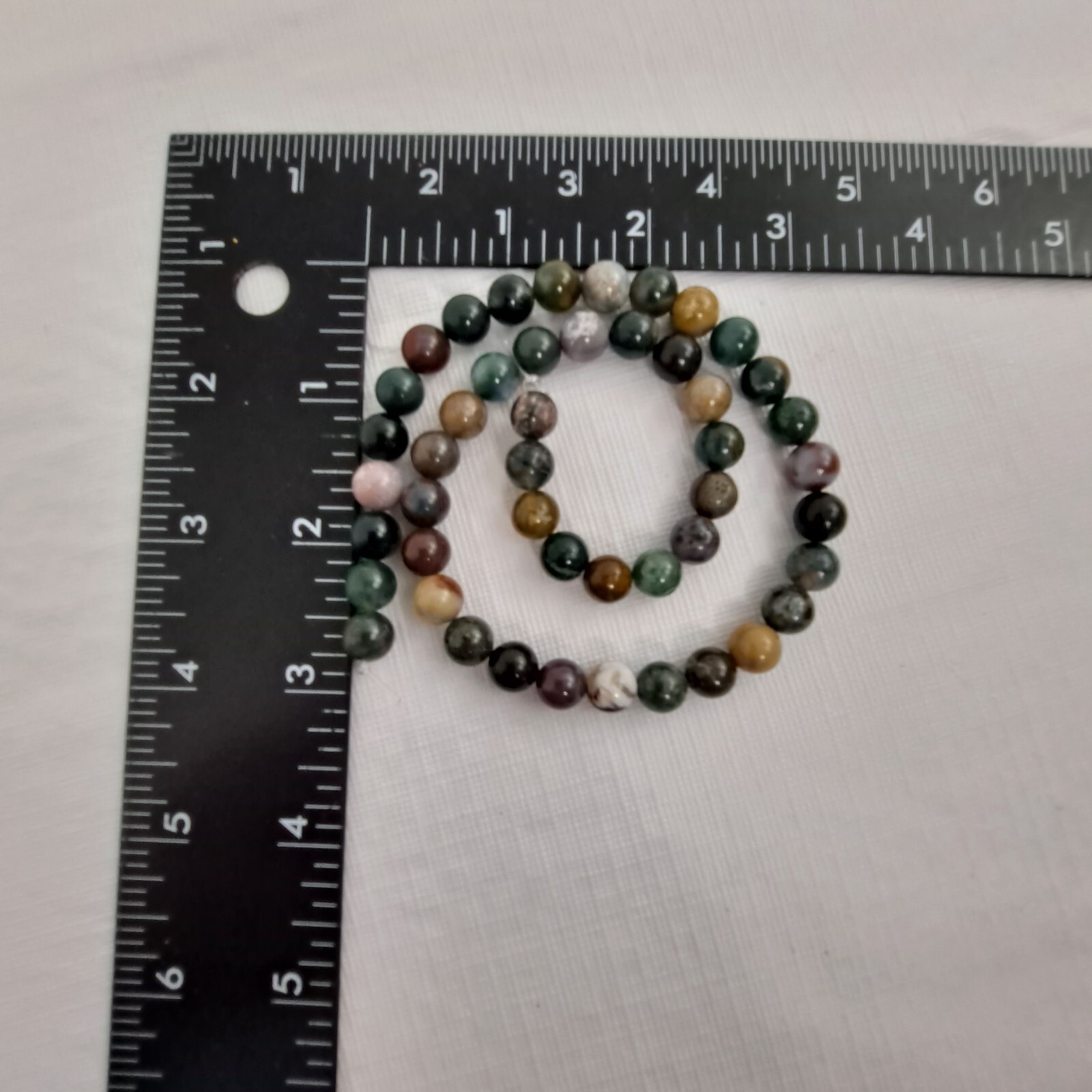 8 mm Glass Beads Jewelry Making Multicolor 47ct