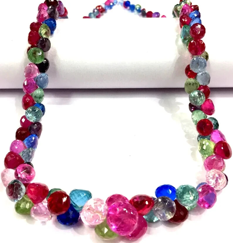 AAAA+QUALITY Extremely Beautiful Multi Sapphire Beads Faceted Sparkling Beads.