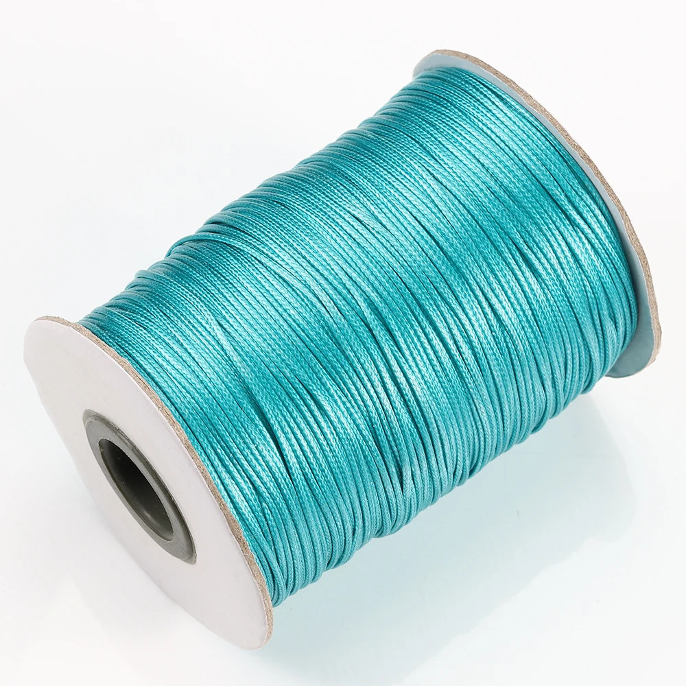 10 Meters 1.0 1.5 2.0Mm Multicolor round Wax Rope Pendant Braided Imitation Leat