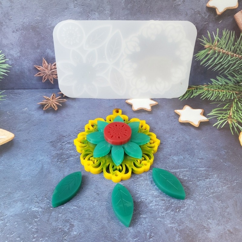Easy To Use Earring Craft Mould Craft Of Soft Heat Resistant Silicone