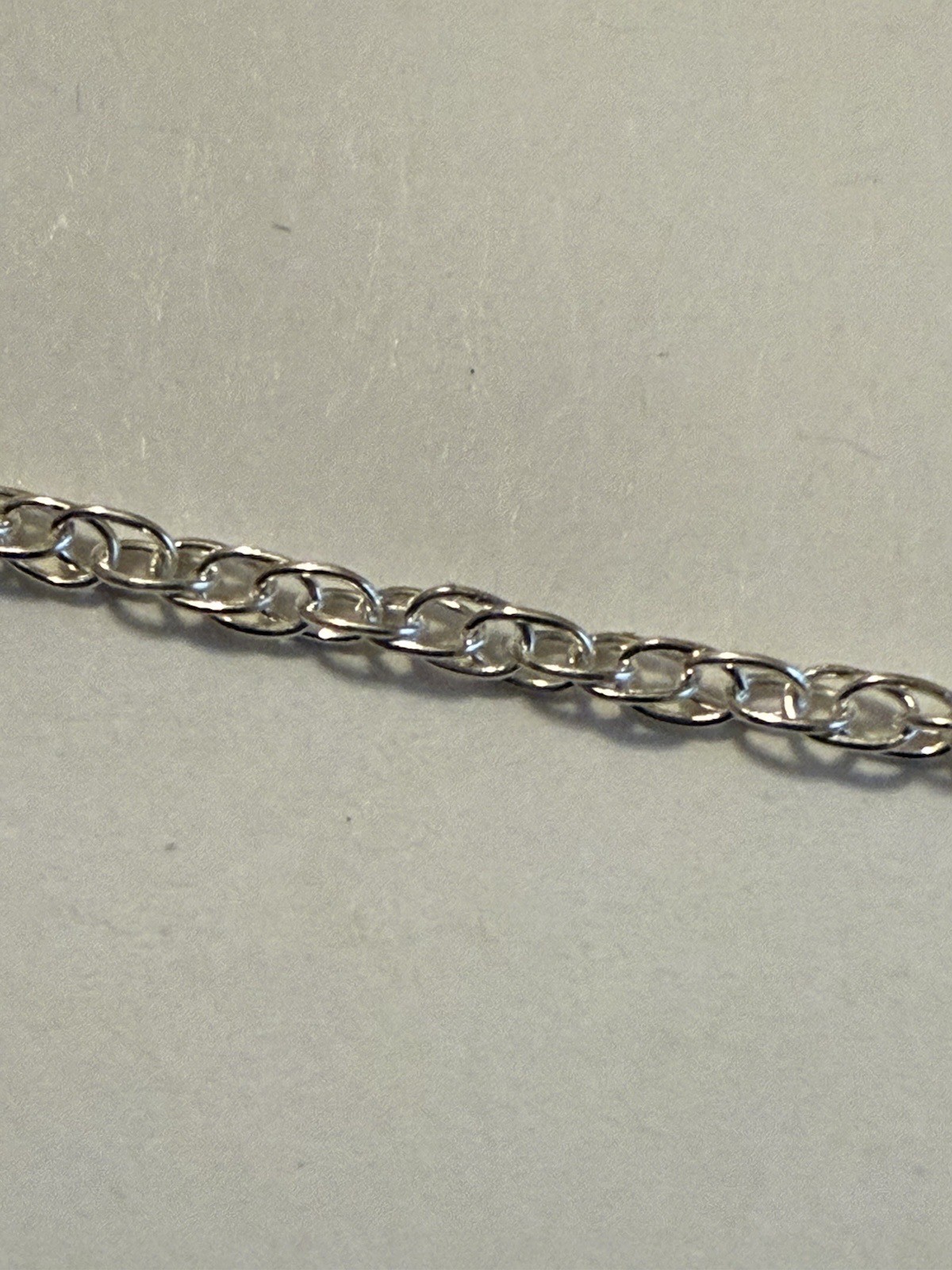 Sterling Silver 1.2mm Rope chain 5ft